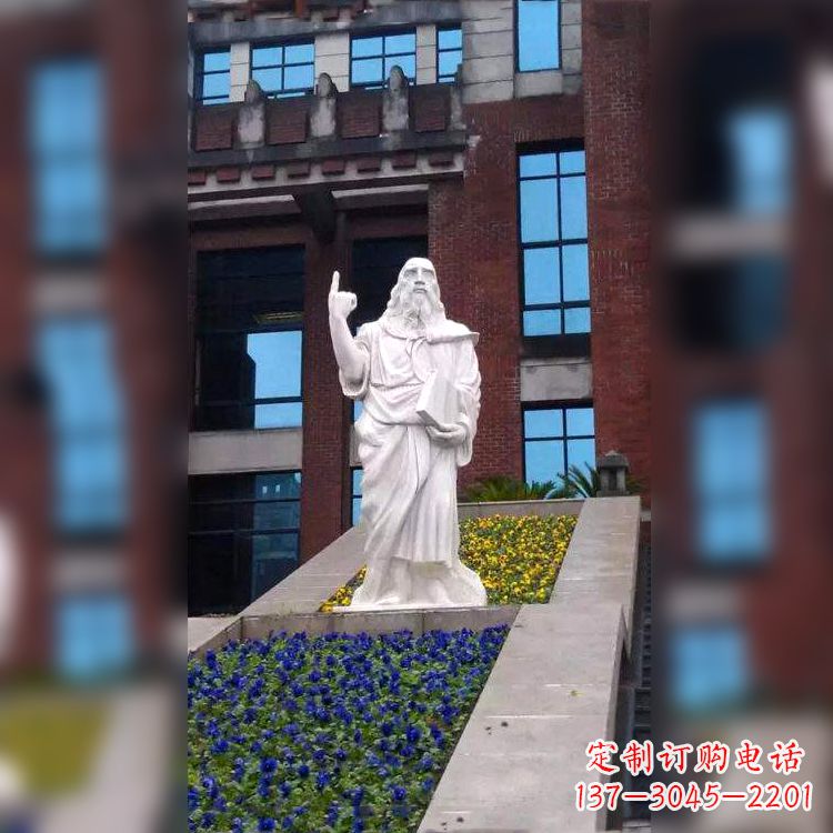 绍兴柏拉图精美石雕像，传承哲学大师的精神