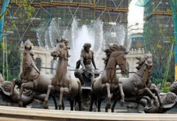 绍兴阿波罗战车水景喷泉装饰景观雕塑