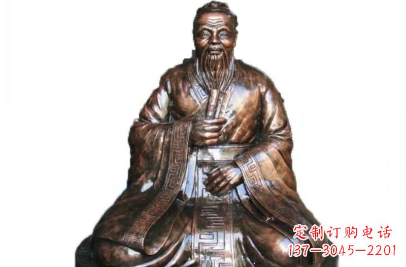 绍兴玻璃钢古代名人孔子雕像