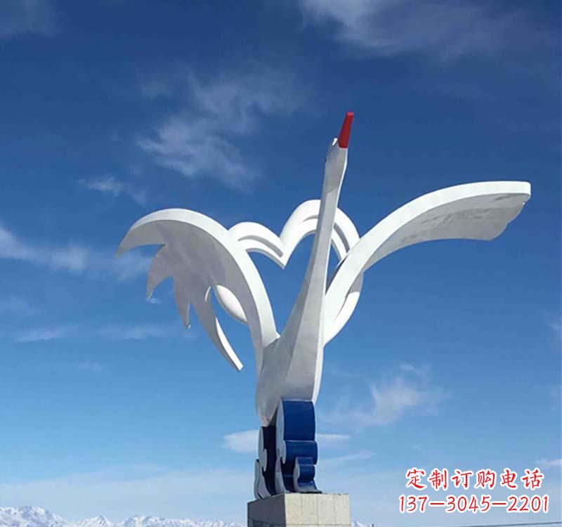 绍兴仙鹤雕塑传承中国传统文化