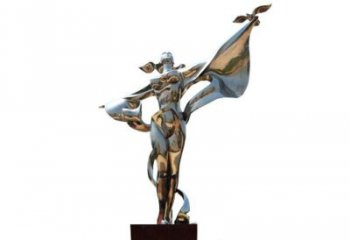 绍兴世界和平的象征不锈钢广场女神雕塑