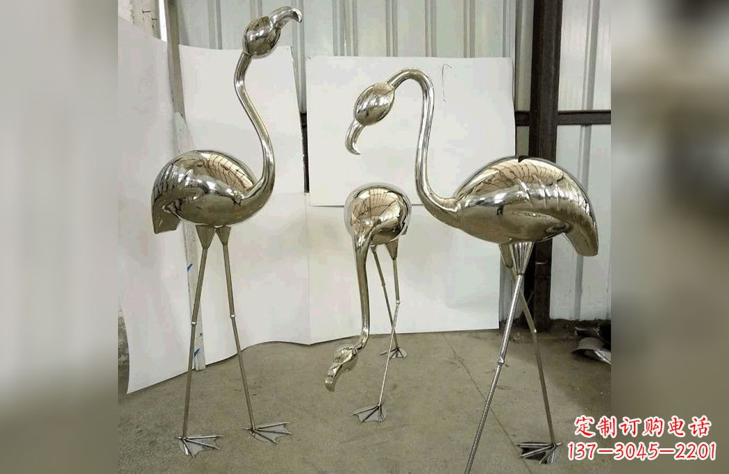 绍兴不锈钢火烈鸟——雕塑之美