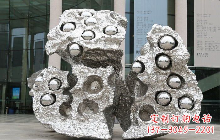 绍兴不锈钢莲蓬雕塑——传承古老文化的艺术瑰宝