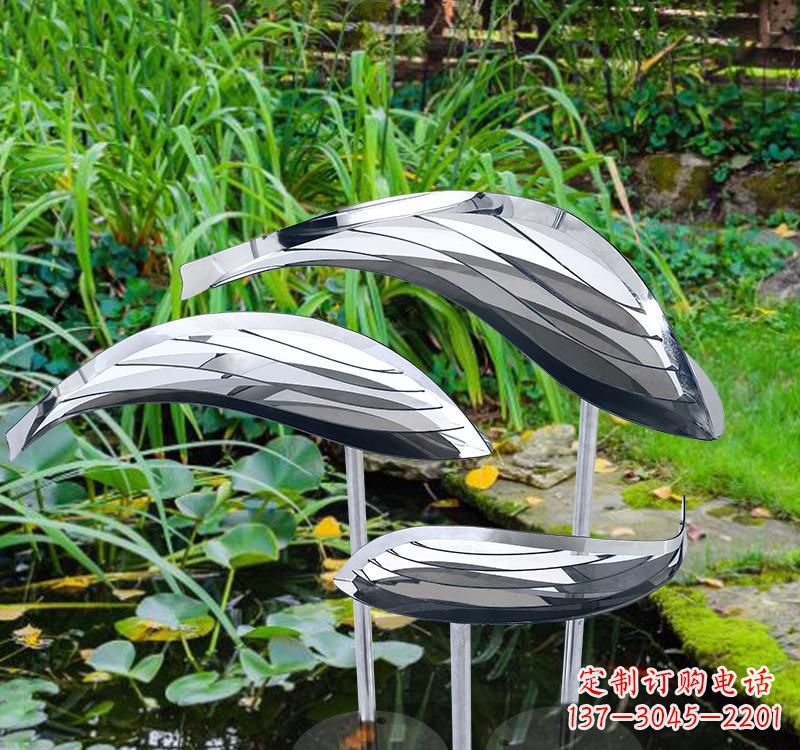 绍兴不锈钢景区动物鱼雕塑