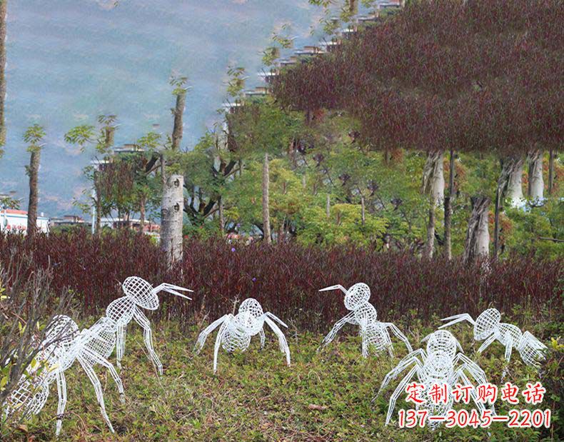 绍兴不锈钢蚂蚁镂空雕塑艺术与自然的完美结合