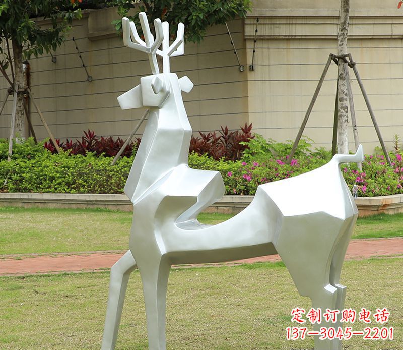 绍兴不锈钢美陈动物鹿