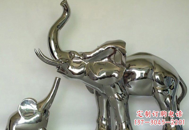 绍兴不锈钢大象雕塑