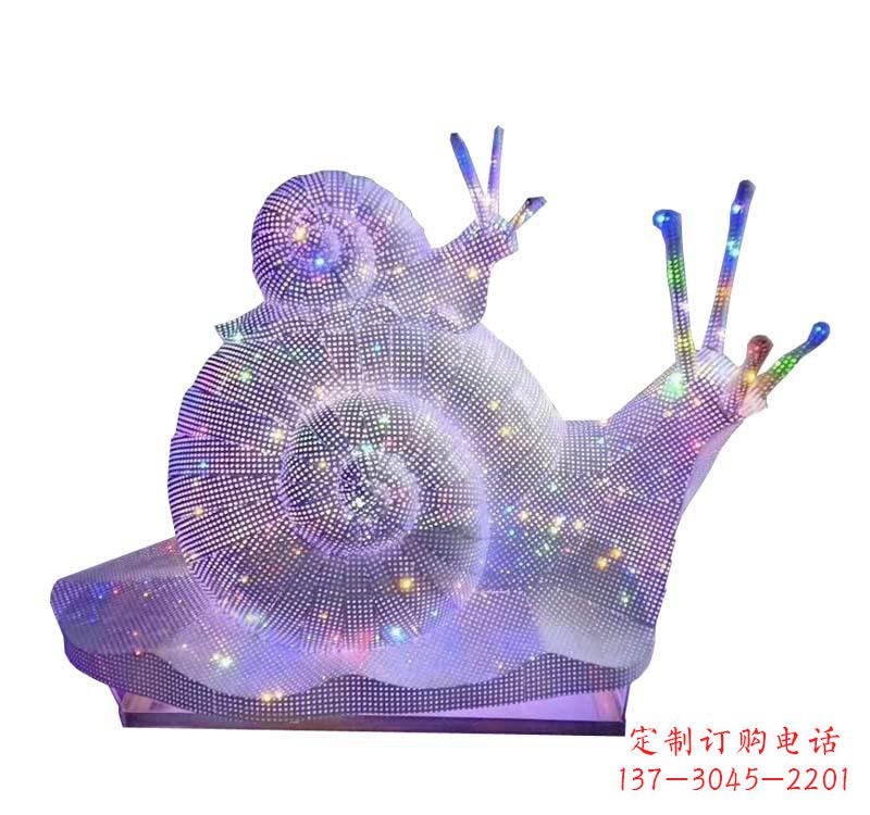 绍兴不锈钢蜗牛雕塑一件精美的艺术品