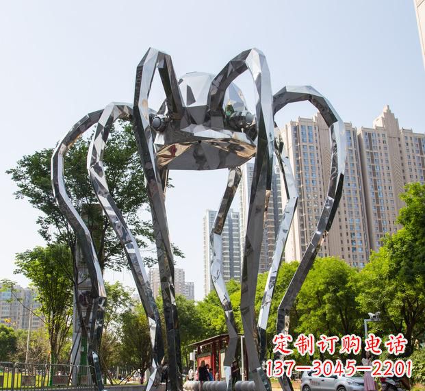 绍兴不锈钢螃蟹雕塑2