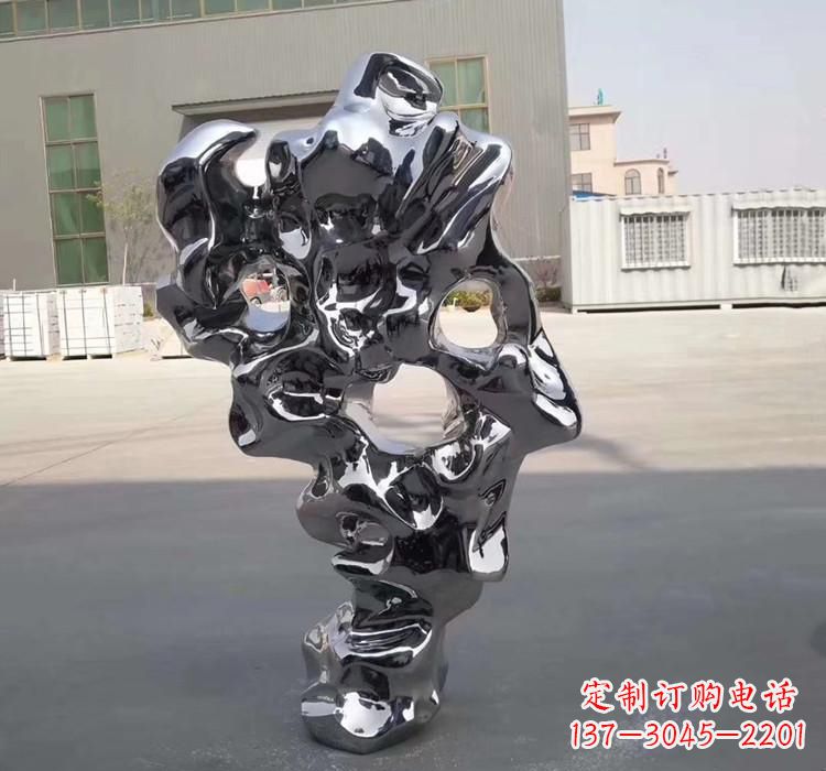 绍兴不锈钢抛光太湖石雕塑