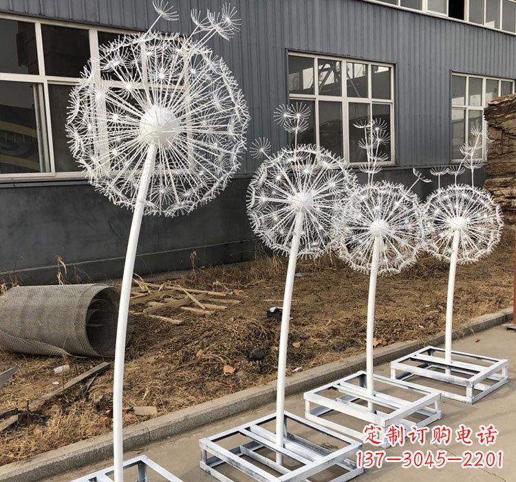 绍兴不锈钢蒲公英城市雕塑