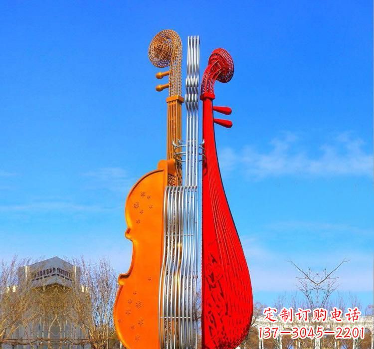 绍兴钢琴雕塑灵魂之声