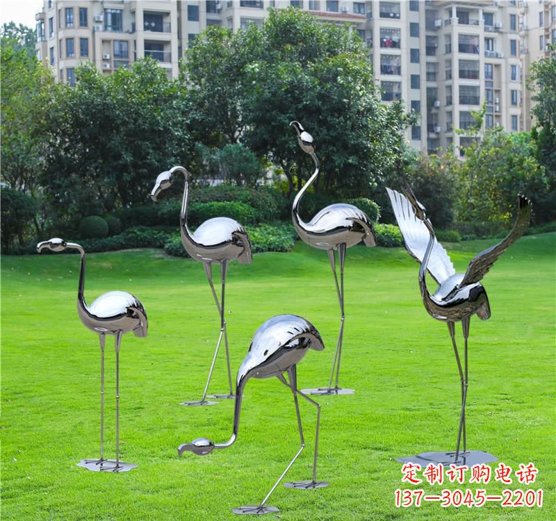 绍兴不锈钢仙鹤雕塑——传承中华文化精髓