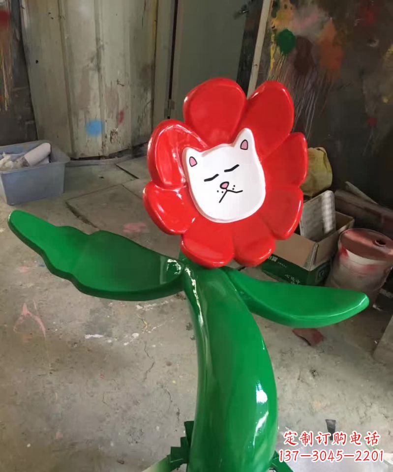绍兴不锈钢太阳花雕塑美丽的景观装饰