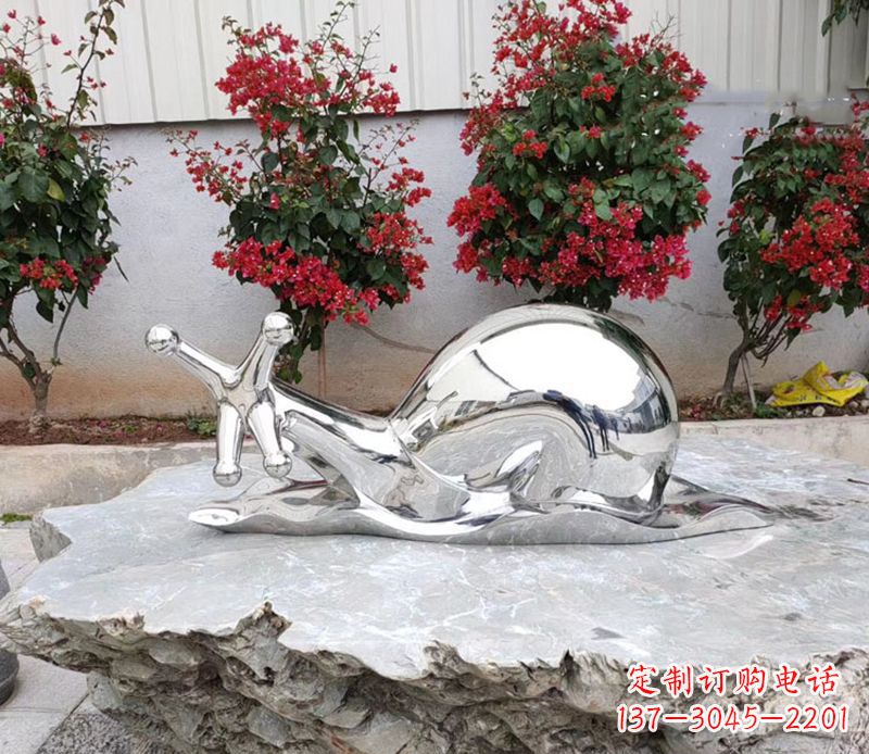 绍兴不锈钢蜗牛雕塑