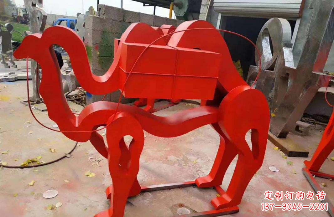 绍兴不锈钢艺术骆驼雕塑——雕塑精美的艺术之作