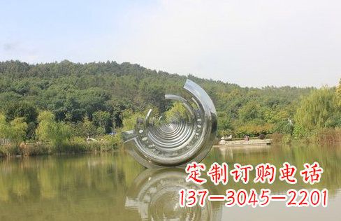 绍兴不锈钢园林抽象齿轮雕塑