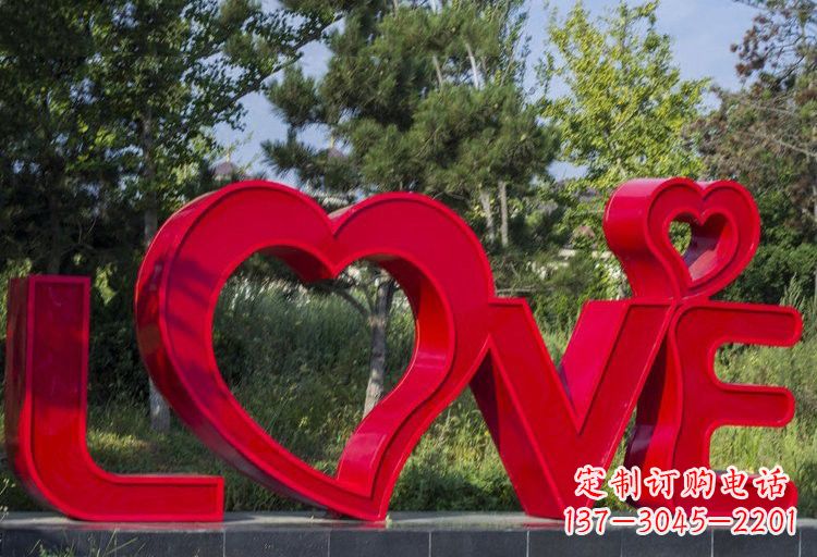 绍兴不锈钢字母雕塑——艺术精美、美轮美奂