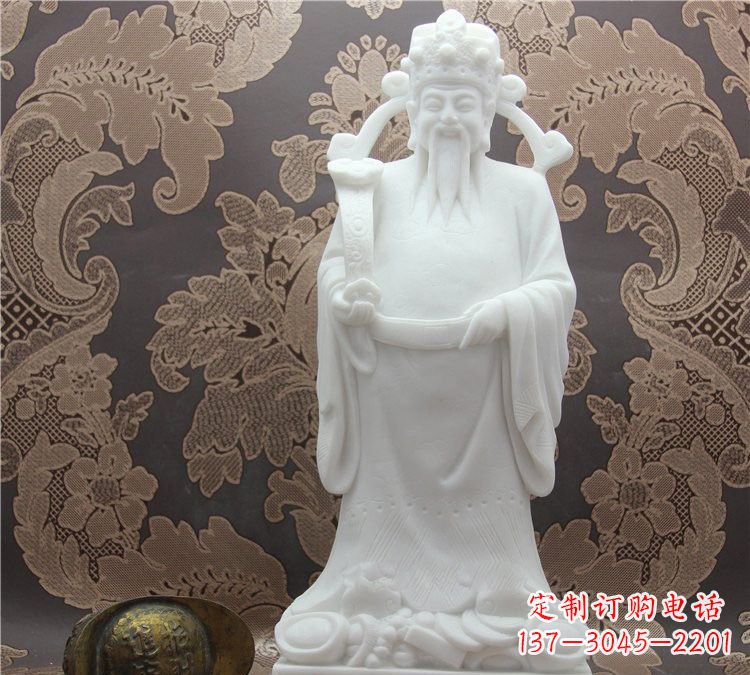 绍兴财神雕塑祈求财富幸福