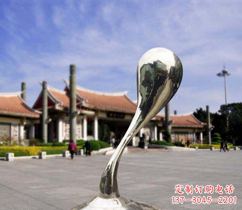 绍兴水滴美感─广场景观雕塑