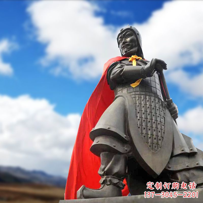 绍兴项羽雕塑——历史名人古代帝王的象征