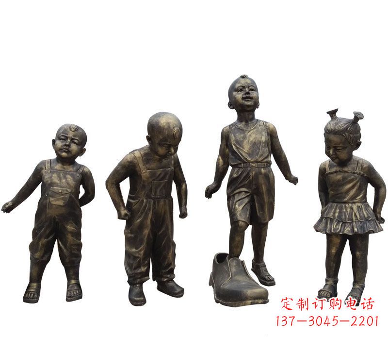 绍兴儿童雕塑传承中国古代文化