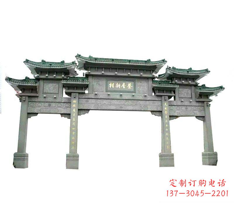 绍兴石牌坊雕塑——传承古老文化的精美杰作