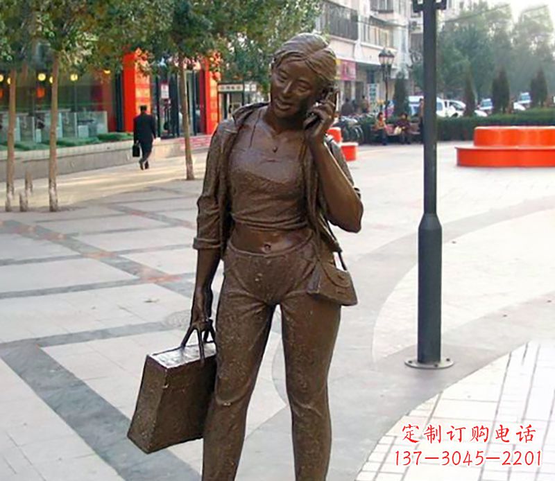 绍兴通话女性雕塑