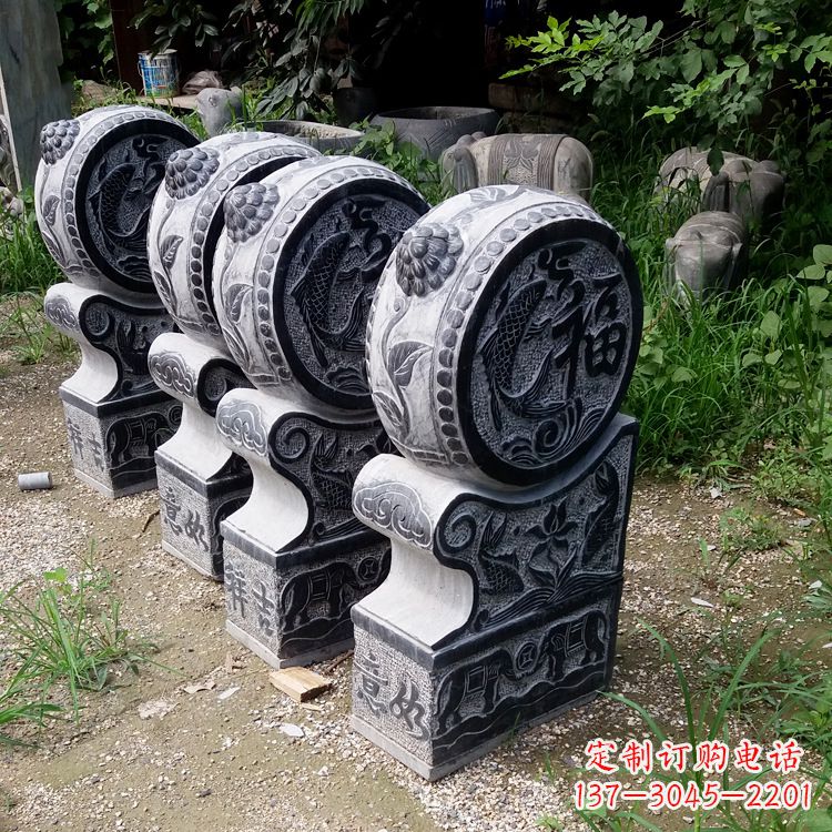 绍兴大理石雕门墩