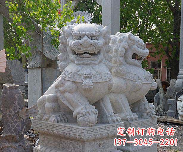 绍兴中领雕塑狮子雕塑定制