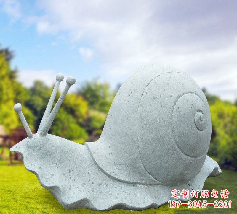 绍兴大理石蜗牛雕塑