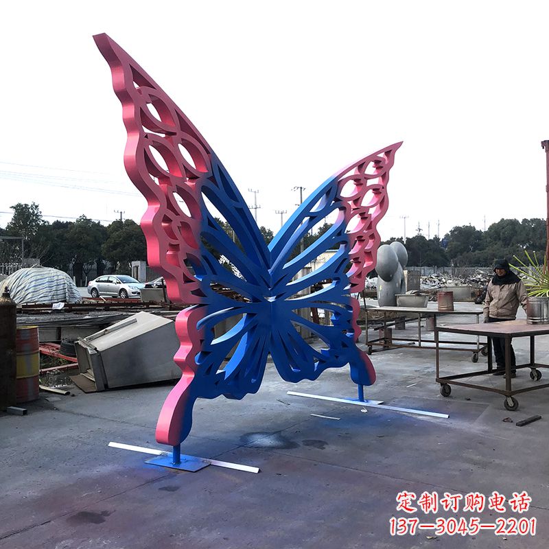 绍兴不锈钢蝴蝶雕塑
