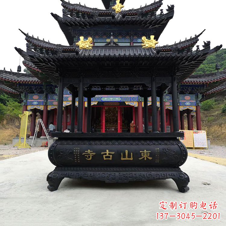 绍兴大型寺庙香炉雕塑