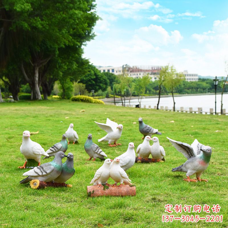 绍兴大学和平鸽雕塑