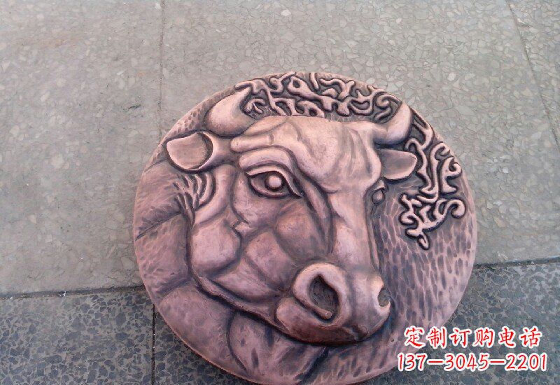 绍兴锻铜十二生肖兽首雕塑
