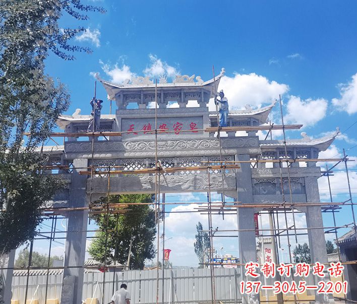 绍兴方牌坊石雕