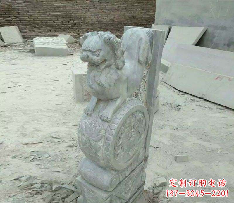 绍兴精美石门墩雕塑，缔造绝色佳作