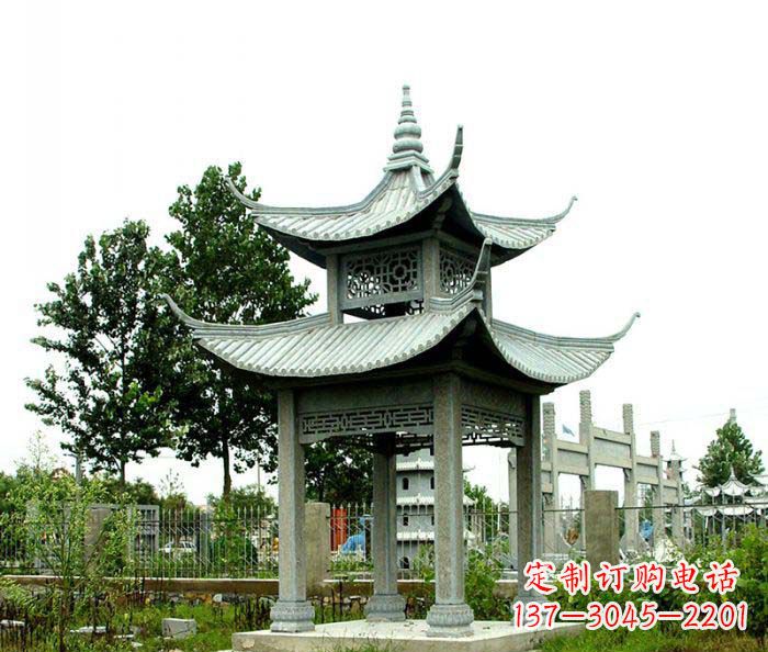 绍兴中领雕塑凉亭雕塑雕刻精美,展示经典