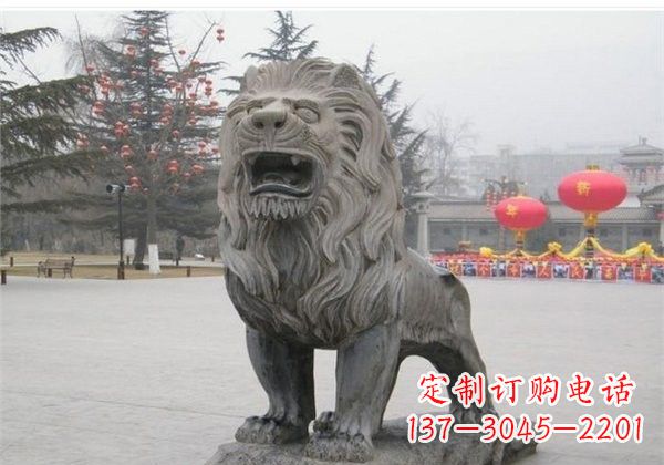 绍兴欧式古典石雕狮子