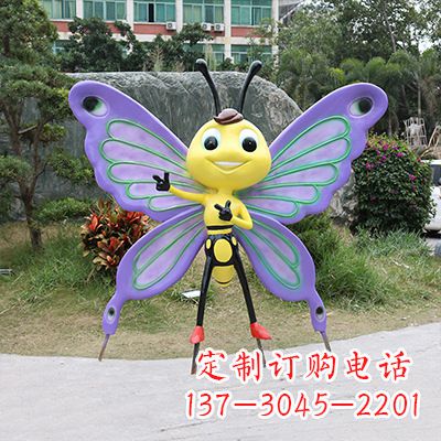绍兴仿真蝴蝶雕塑,精致多彩、灵动优雅