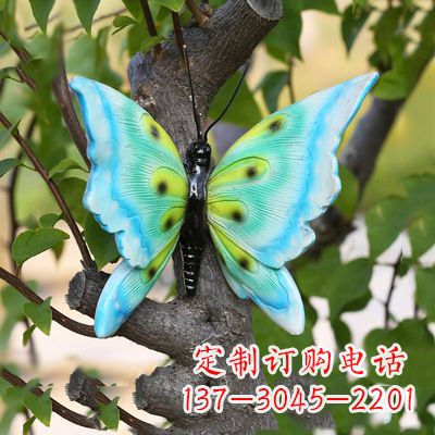 绍兴蓝色蝴蝶雕塑