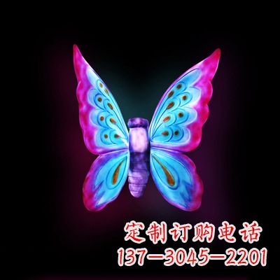 绍兴璀璨发光蝴蝶雕塑