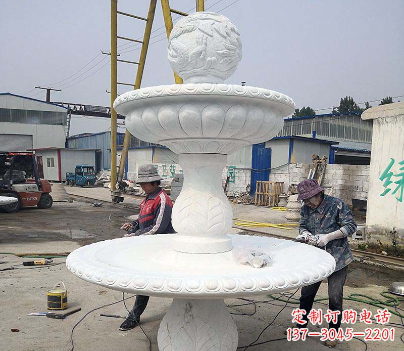 绍兴风水球喷泉石雕塑