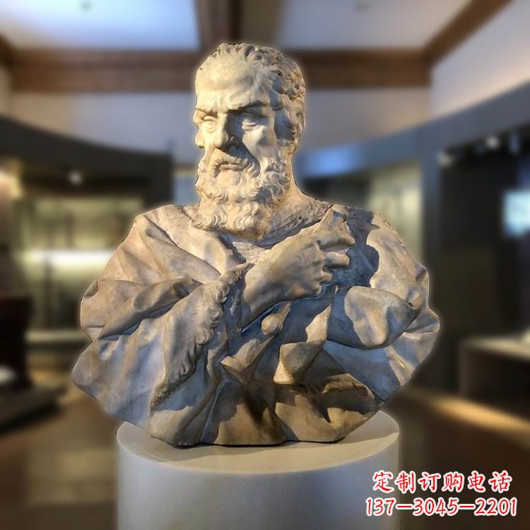 绍兴伽利略头像雕塑--精致定制