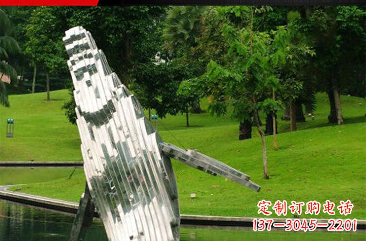 绍兴公园不锈钢动物企鹅雕塑