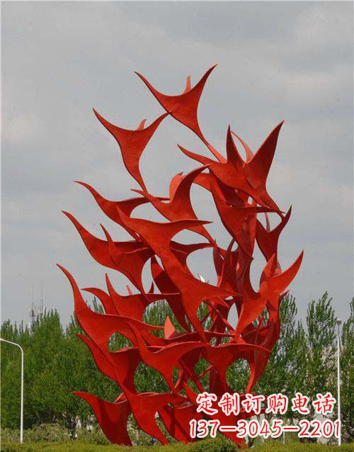 绍兴不锈钢天鹅雕塑,唤醒公园景观