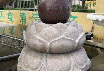 绍兴金色彩绘风水球雕塑