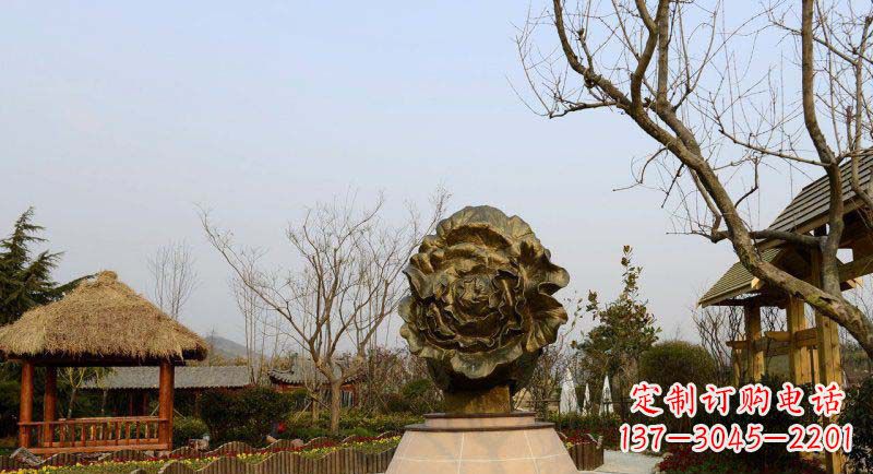 绍兴公园大白菜景观铜雕