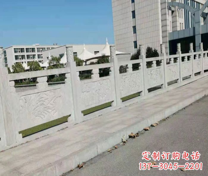 绍兴公园景观大理石浮雕栏板 (2)