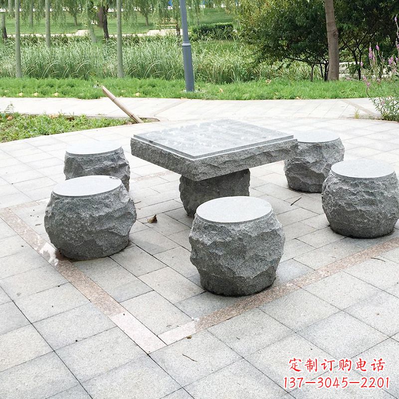 绍兴新题目“古典风格石桌凳雕塑”